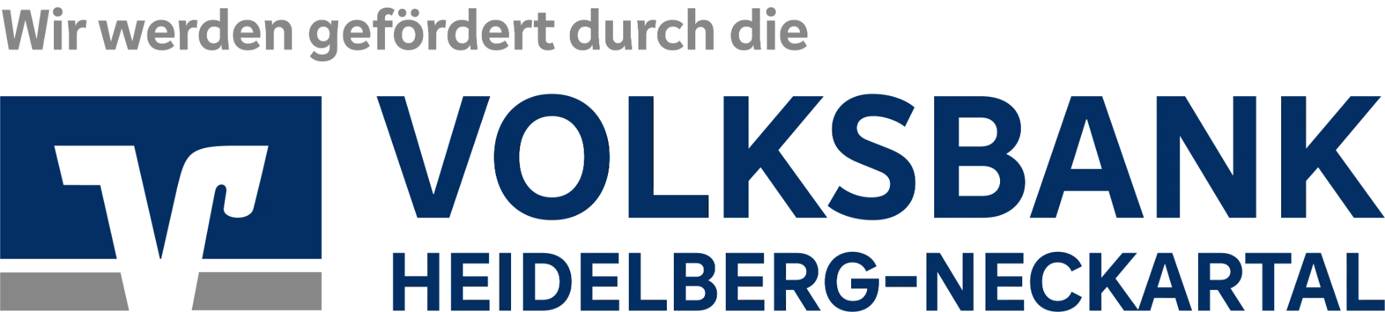 Logo Förderung Volksbank Heidelberg-Neckartal